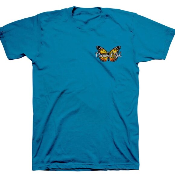 Kerusso Cherished Girl Butterfly Transformation Adult Woman's T-Shirt - NWT - Picture 3 of 5